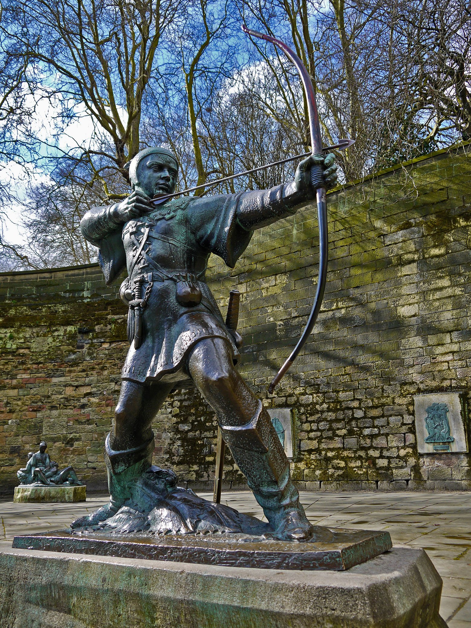 Statue of Robin Hood, Prince of theives.